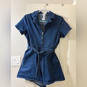 Denim Romper Size Medium